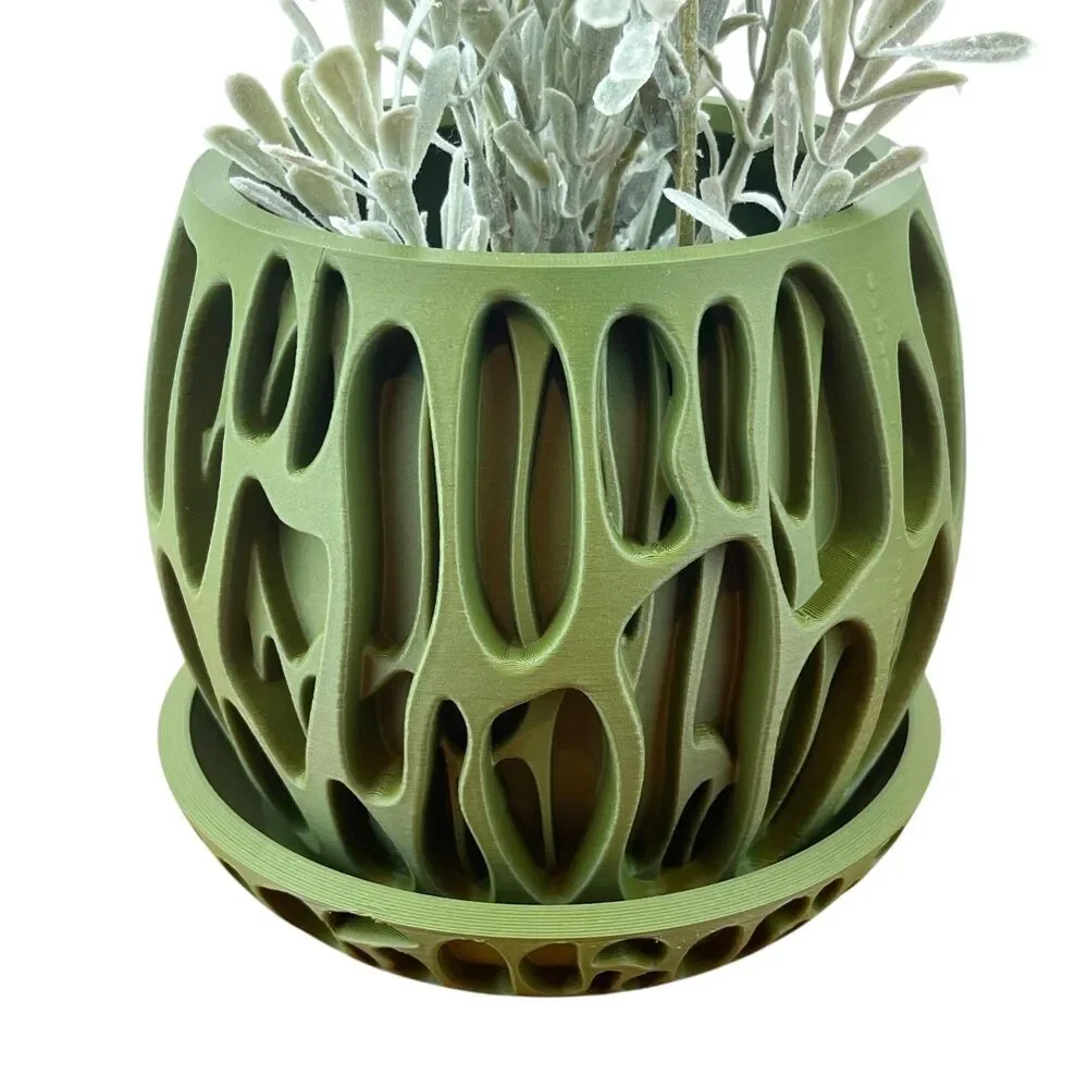 Indoor Flower Pot, The Slime Planter Pot, Houseplants, Ecofriendly